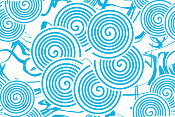 Seamless pattern with abstract geometric, traditional style, vintage decoration illustration vector