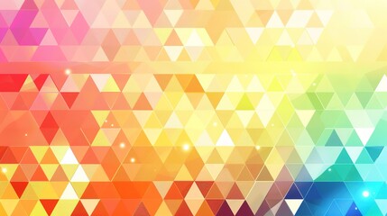 Obraz premium Stunning Geometric Triangle Background Vector: A Visual Symphony of Shapes and Colors. Explore the Fascinating World of Geometric Patterns and Their Creative Potential.