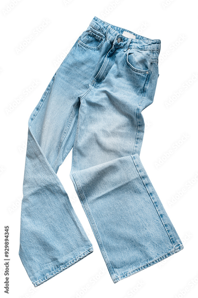 Sticker Wide leg jeans isolated