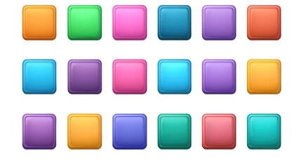 Colorful geometric squares arranged in a modern and stylish layout. Perfect for backgrounds or digital design projects.
