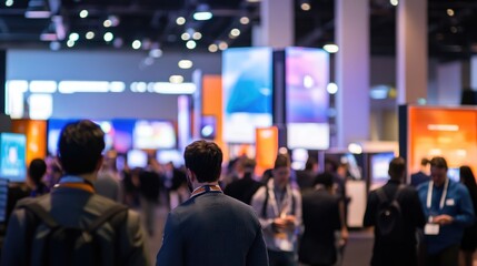 Back View of Attendees at a Conference