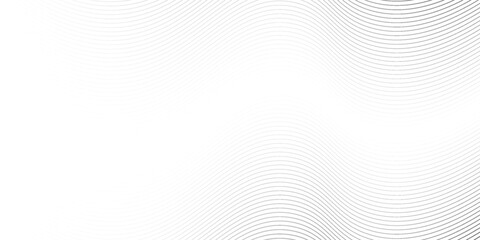 Abstract wavy background. Thin line on white. vector ilustration