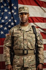 Happy Veterans Day with American flags as well as the awesome background