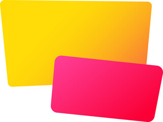 Offer banner. Speech bubble icon. Abstract shape.