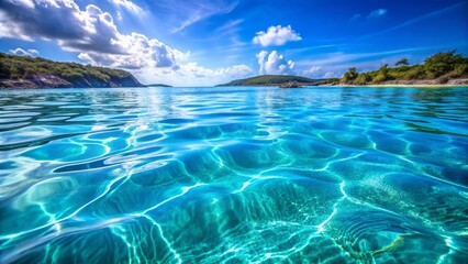 tropical island in the sea