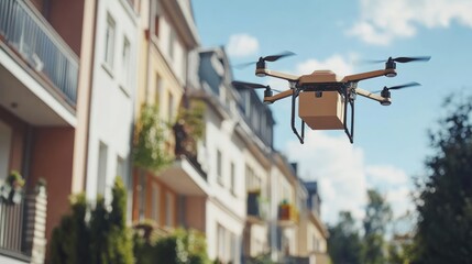 Drone Delivery Service in a City Setting