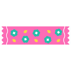 Cute washi tape illustration