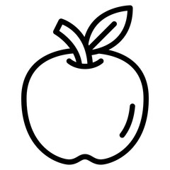 Apple Autumn vector icon illustration 