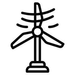 Wind Autumn vector icon illustration 