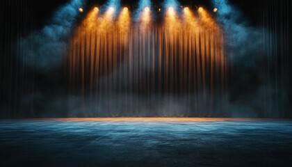 Fototapeta premium Vintage Performance in an Auditorium The Past Brought to Life on Stage, A Timeless Theatrical Experience, Captivating Audiences with Classic Charm and Nostalgia