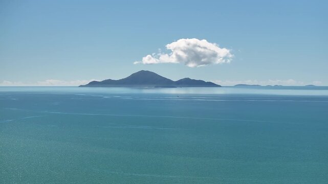 Aerial footage of Cardwell  Queensland  Australia