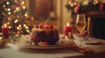 Festive Holiday Dessert Table