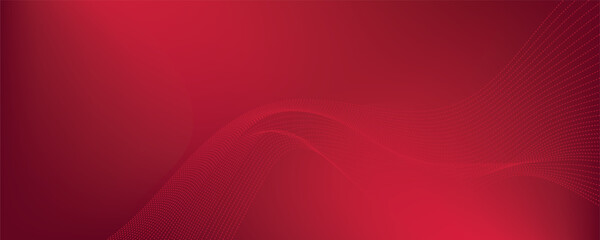 Abstract red background with lines