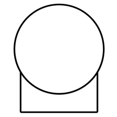 Music Player, Media Player and Music Icon design  illustration. Isolated on Transparent Background