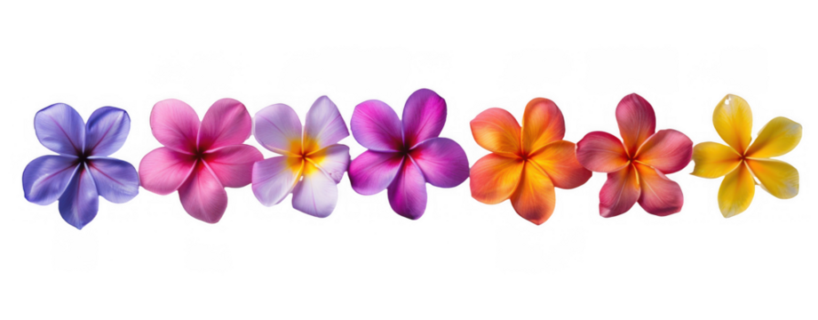 Assorted Plumeria Flowers