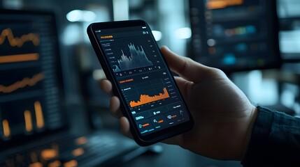 Digital wallet displaying investment portfolio, showing its role in personal wealth management, Wallet investment portfolio, Wealth management