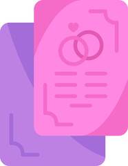 Wedding invitation icon