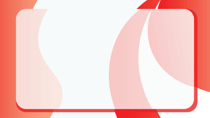 vector red background with white space for your text. power point background.