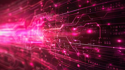 Obraz premium Abstract Futuristic Circuitry