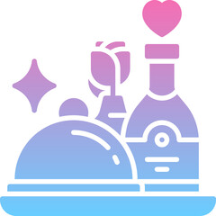 Dinner catering icon