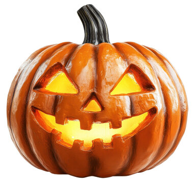 halloween pumkin isolated on transparent background
