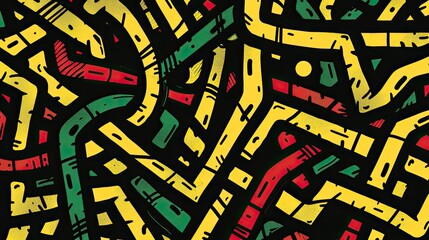 Obraz premium Vibrant Abstract Background in Comic Style