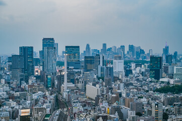 Naklejka premium 日本の東京の都市風景