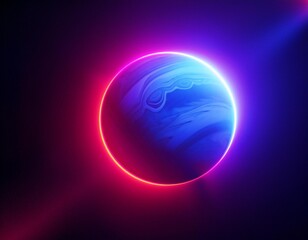 幻想的な海王星のイメージ