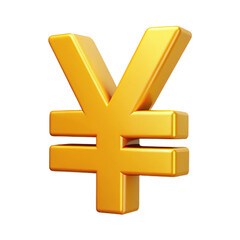 Obraz premium Yen Symbol 3d cartoon style illustration