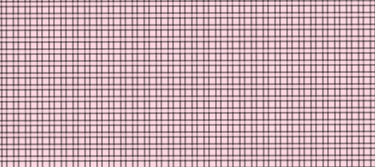 Pink and black plaid fabric texture background