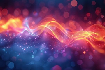 abstract background in colors and patterns for Light Up For Mito
