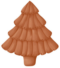 Brown Christmas Tree2