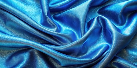 Fototapeta premium Blue shiny gradient textures on fabric material, blue, shiny, gradient, textures, fabric, material, smooth, elegant, luxurious