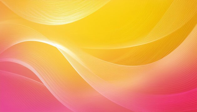 Pink and yellow abstract background with soft lines