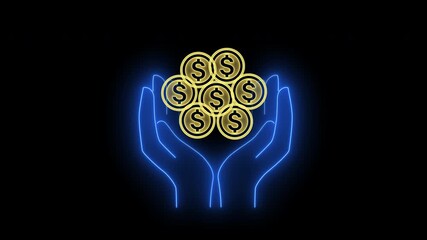 Financial Freedom concept, having enough income, savings, and investments to live the life you desire without relying on a traditional job. Financial Freedom icon isolated on transparent background.