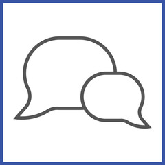 Chat Bubble icon Design