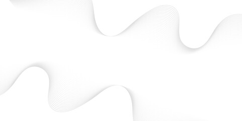 Abstract wave blend lines on transparent background. Design for banner, wallpaper, background and many more. Undulate Grey Wave Swirl, frequency sound wave, twisted curve lines with blend effect.