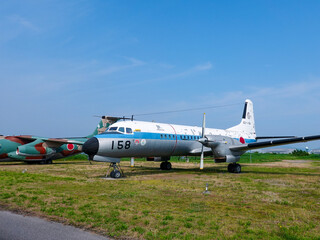 日本航空機製造で開発された国産旅客機 YS-11 （鳥取県境港市）