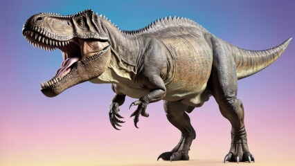 Fototapeta premium Roaring Tyrannosaurus Rex Dinosaur