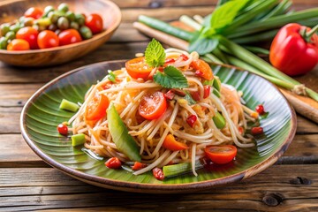 Al dente spaghetti tossed in vibrant tomato basil sauce, a classic Italian comfort dish