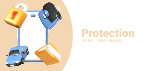 Ads software for data protection on mobile phone. Secure access to data, programs, smart systems