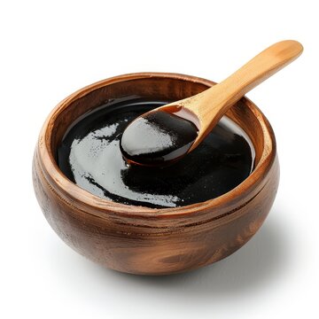 Blackstrap molasses is a thick, dark syrup that is made from sugarcane