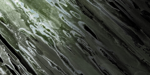 Acrylic Smooth. Ink In Water. White Oil Painting