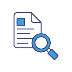 Fototapeta premium Data Audit icon vector stock illustration