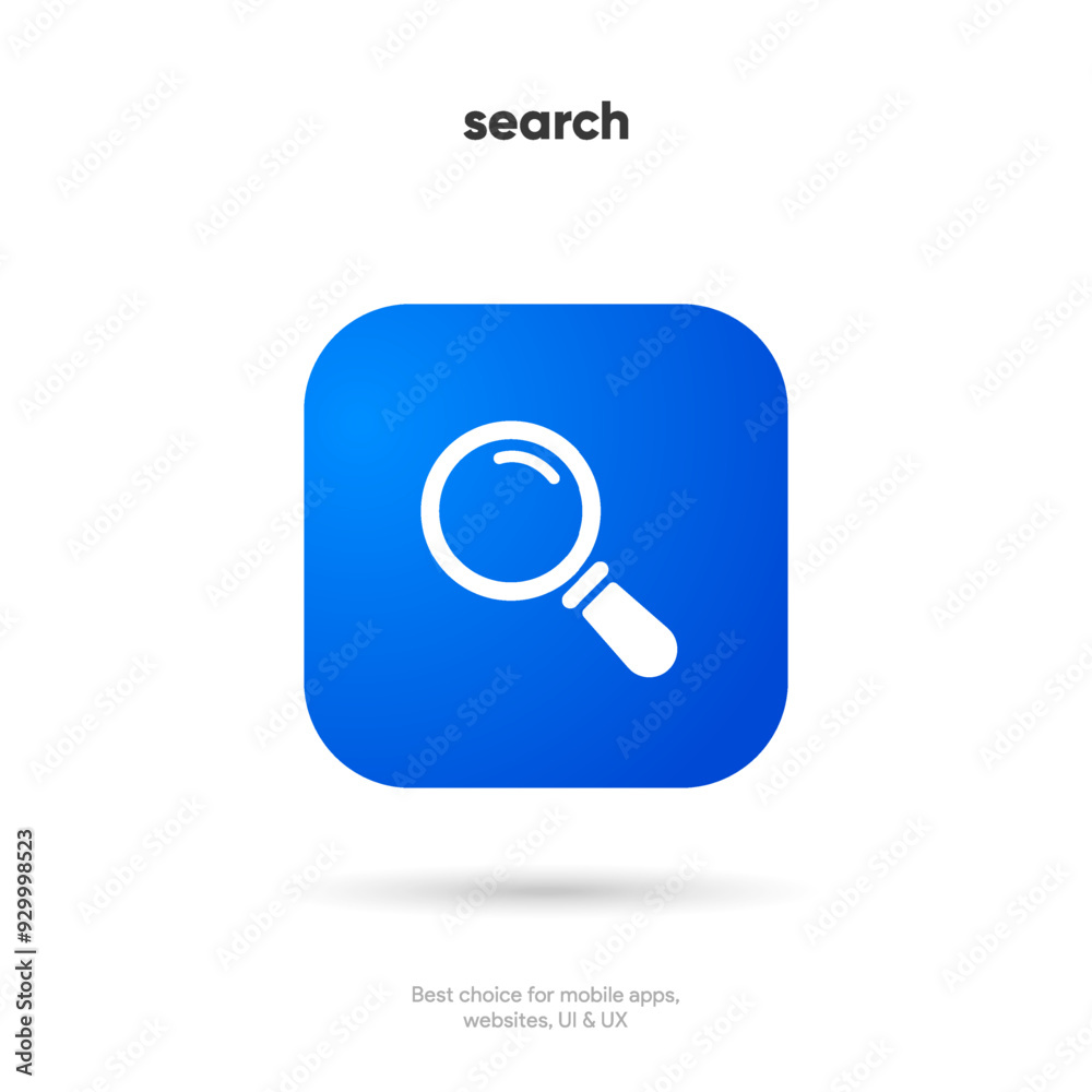 Fototapete Search Bar with suggestions for UI UX design and web site. Search Address and navigation bar icon. Collection of search form templates for websites. Search engine web browser window template.