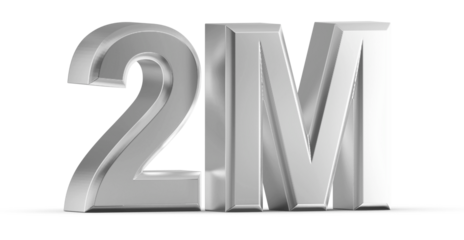 2M Follower 3D Render Silver