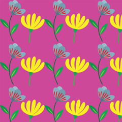 Discover vibrant vector patterns with red and yellow floral designs, featuring intricate leaves and seamless double patterns. Ideal for adding bold, colorful accents to your creative projects.