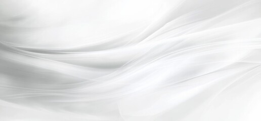 Abstract white background with soft lines and curves, featuring a light gray color and a diffused effect, creating an elegant and fluid atmosphere ideal for creative projects and presentations.
