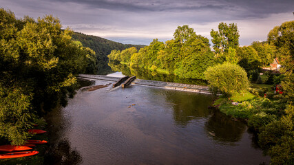 Sázava river, Czech Republic