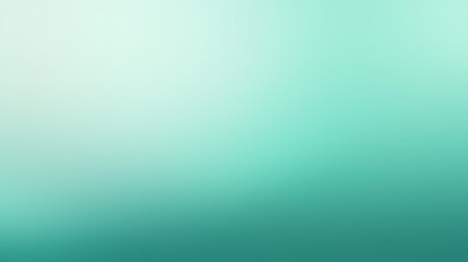Fototapeta premium Mint Color Gradient Background with Fresh, Cool Tones and Smooth Transitions